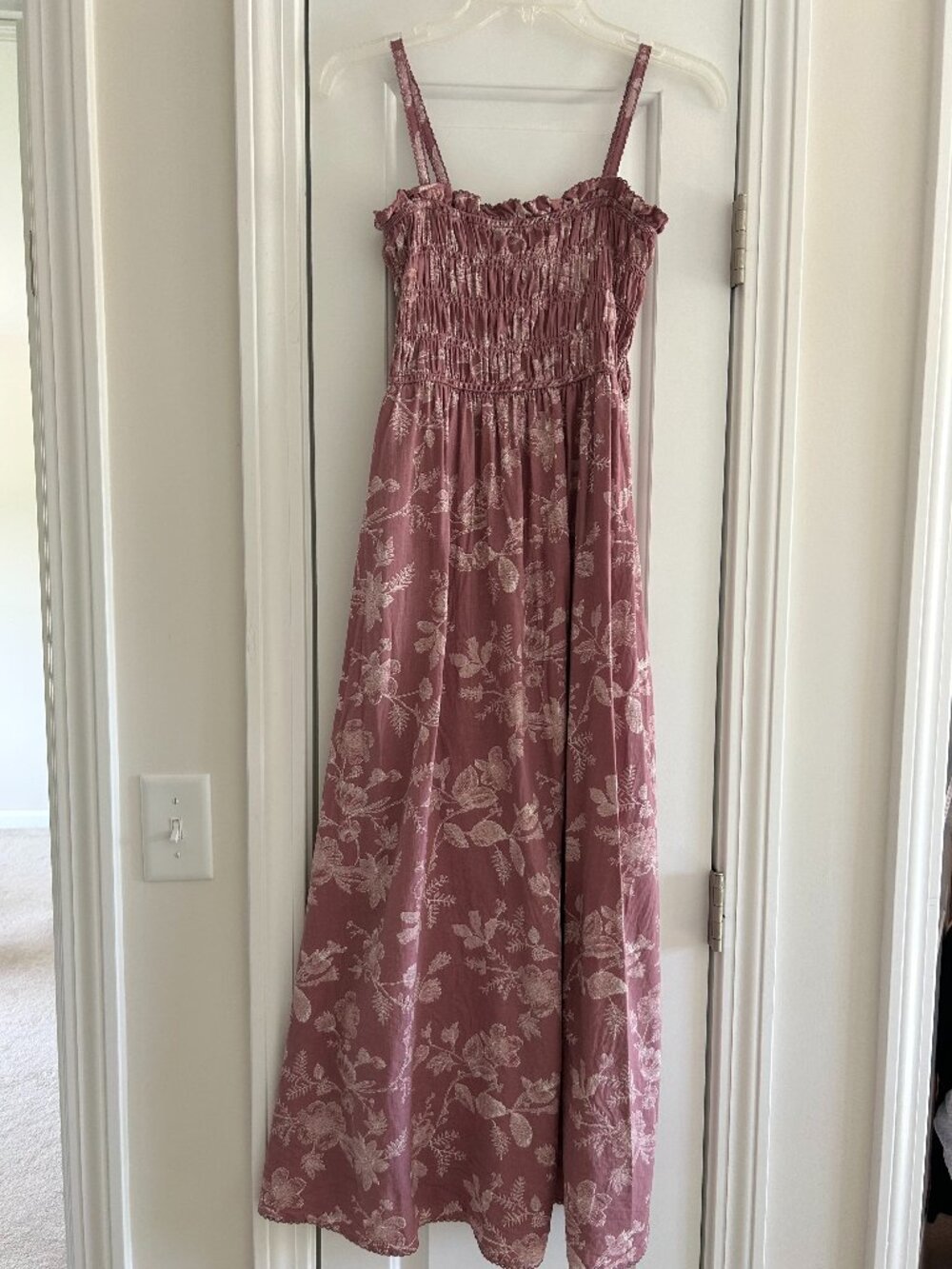 Target Universal Threads Mauve Floral Maxi Dress XS